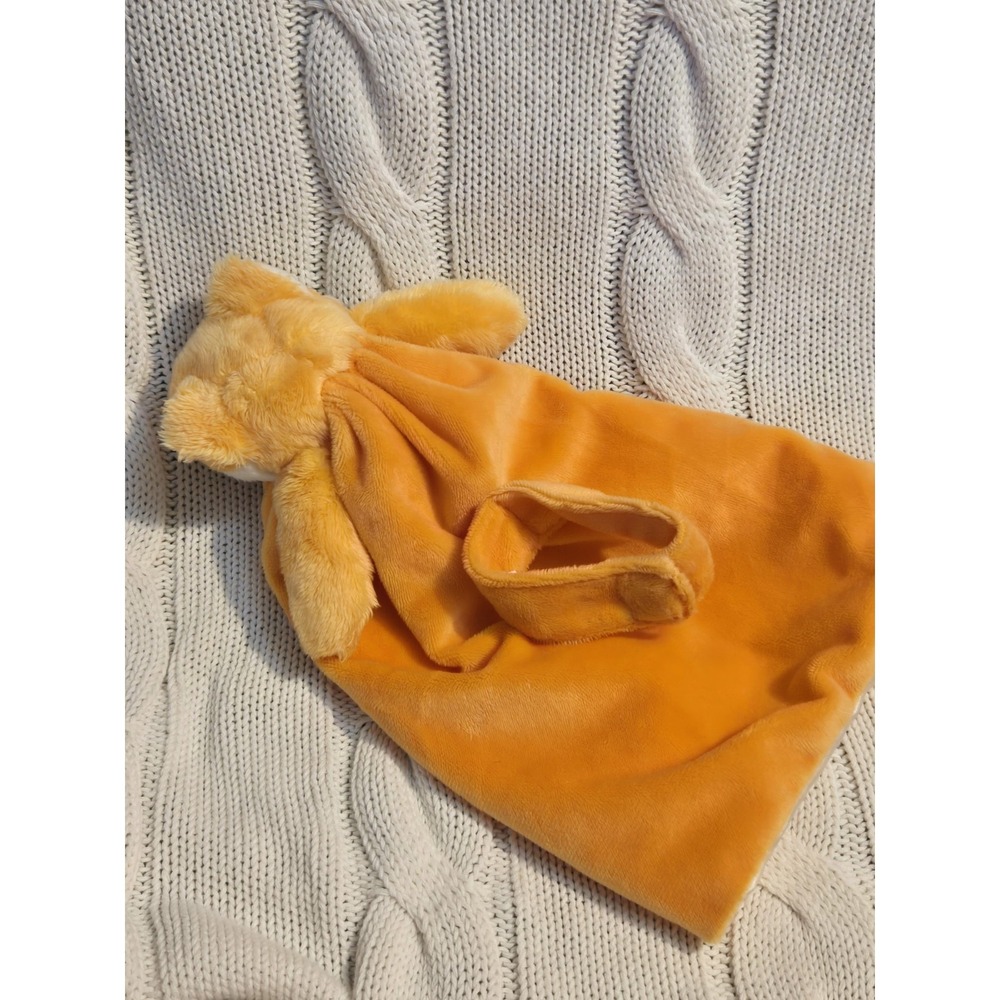 Vermont Teddy Bear Fox Buddy Blanket Lovey Security Blanket Orange Satin VTB - Picture 9 of 14